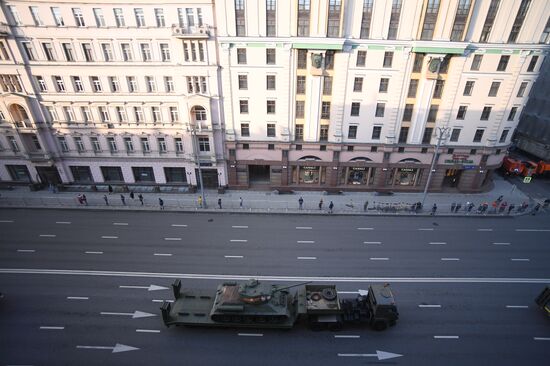Russia WWII Victory Parade Rehearsal