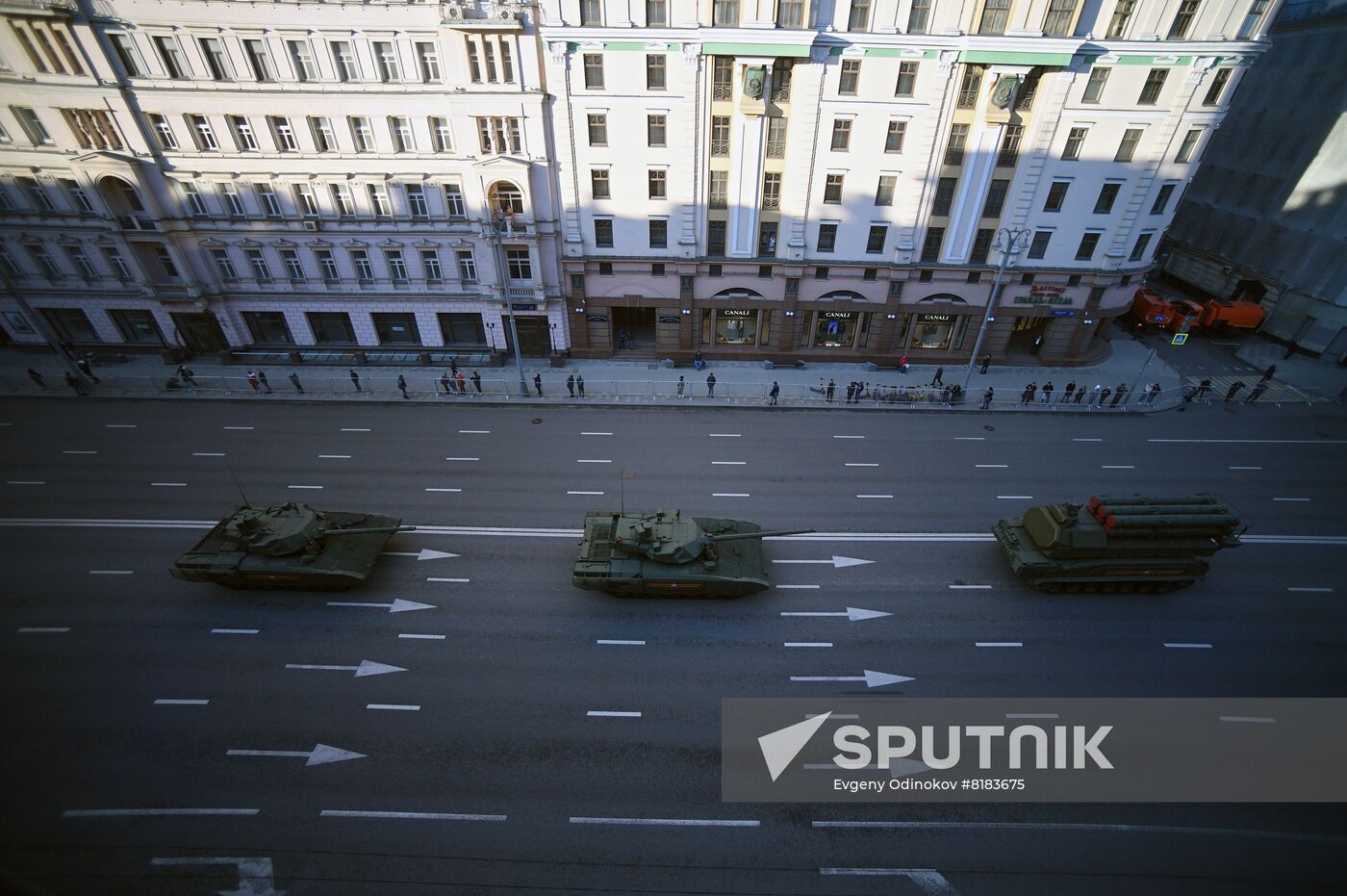 Russia WWII Victory Parade Rehearsal