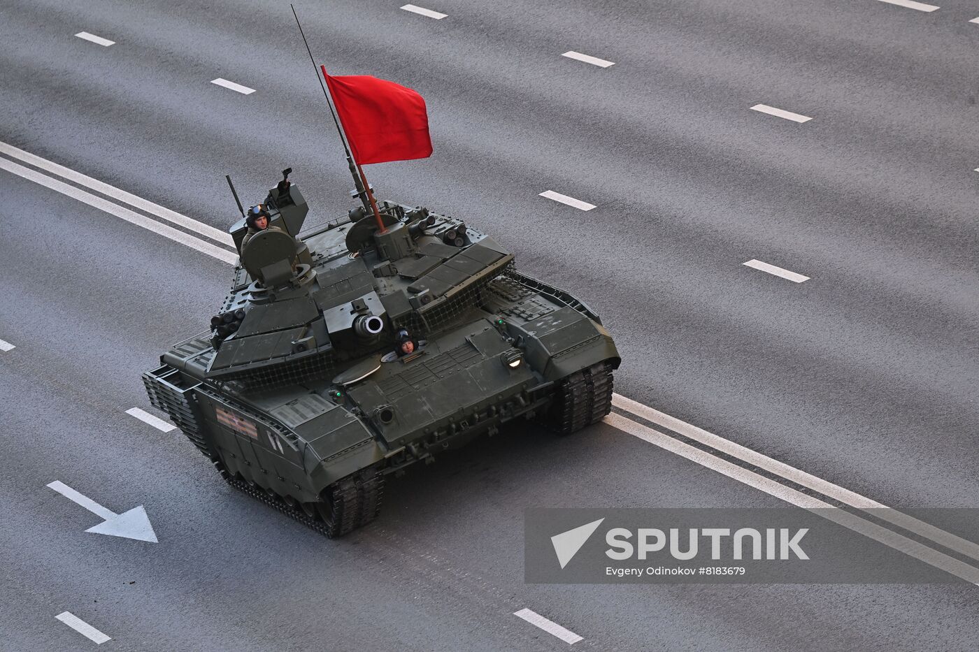 Russia WWII Victory Parade Rehearsal
