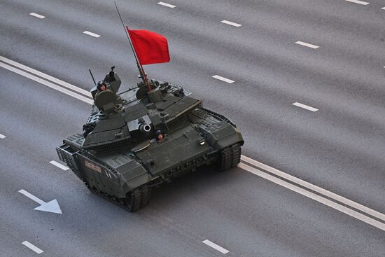 Russia WWII Victory Parade Rehearsal