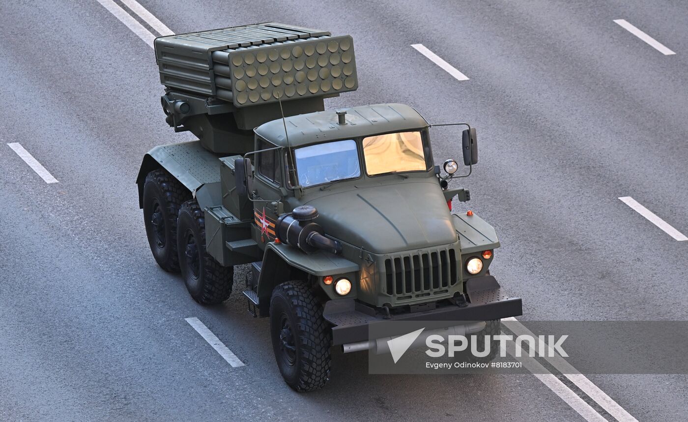 Russia WWII Victory Parade Rehearsal