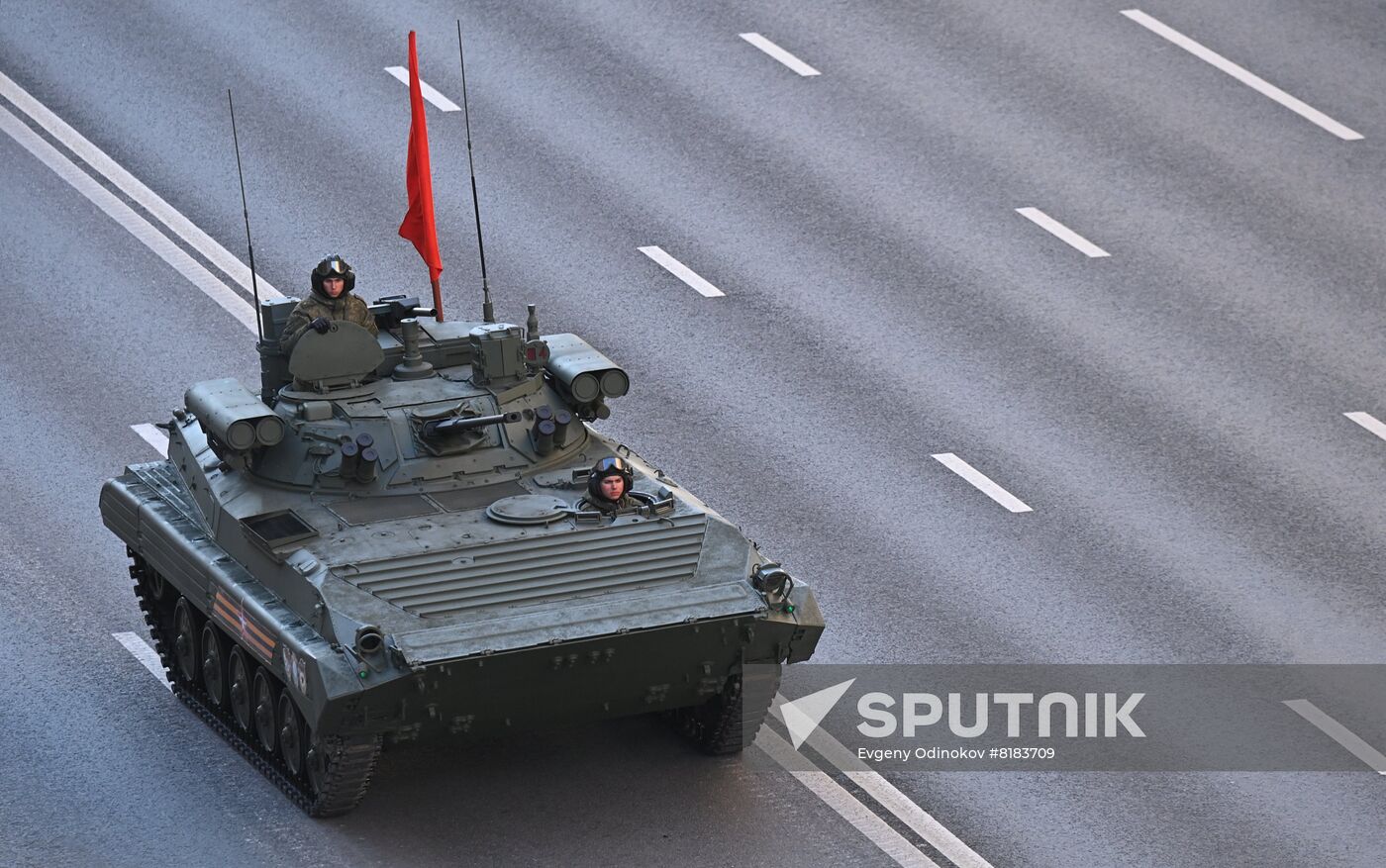 Russia WWII Victory Parade Rehearsal