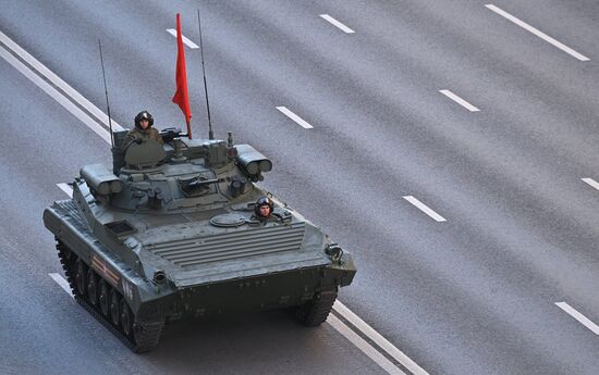 Russia WWII Victory Parade Rehearsal