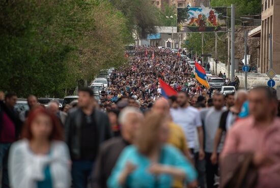 Armenia Opposition Protests