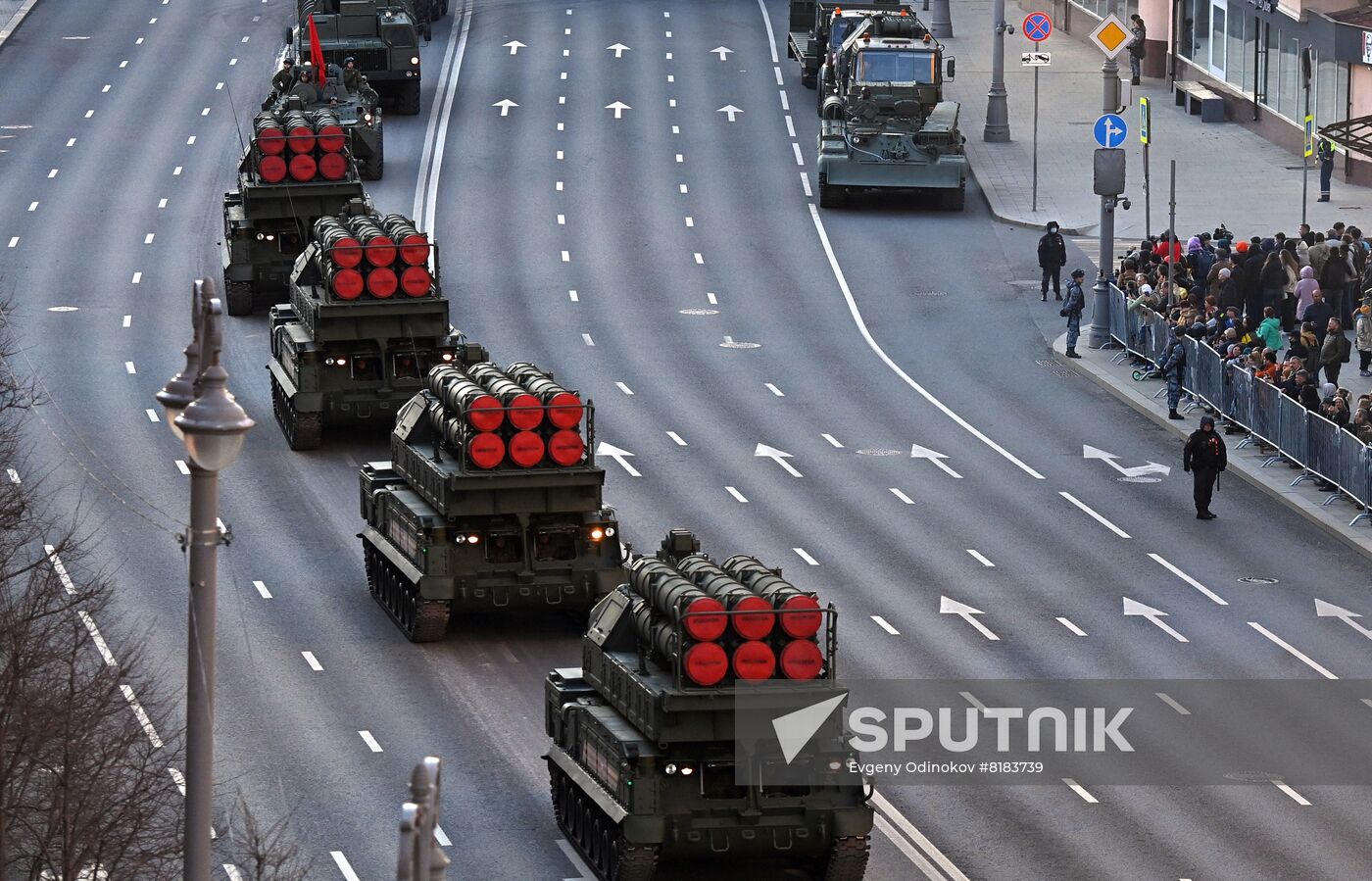 Russia WWII Victory Parade Rehearsal