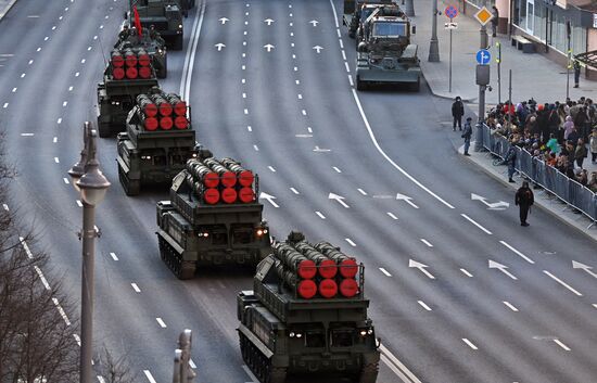 Russia WWII Victory Parade Rehearsal