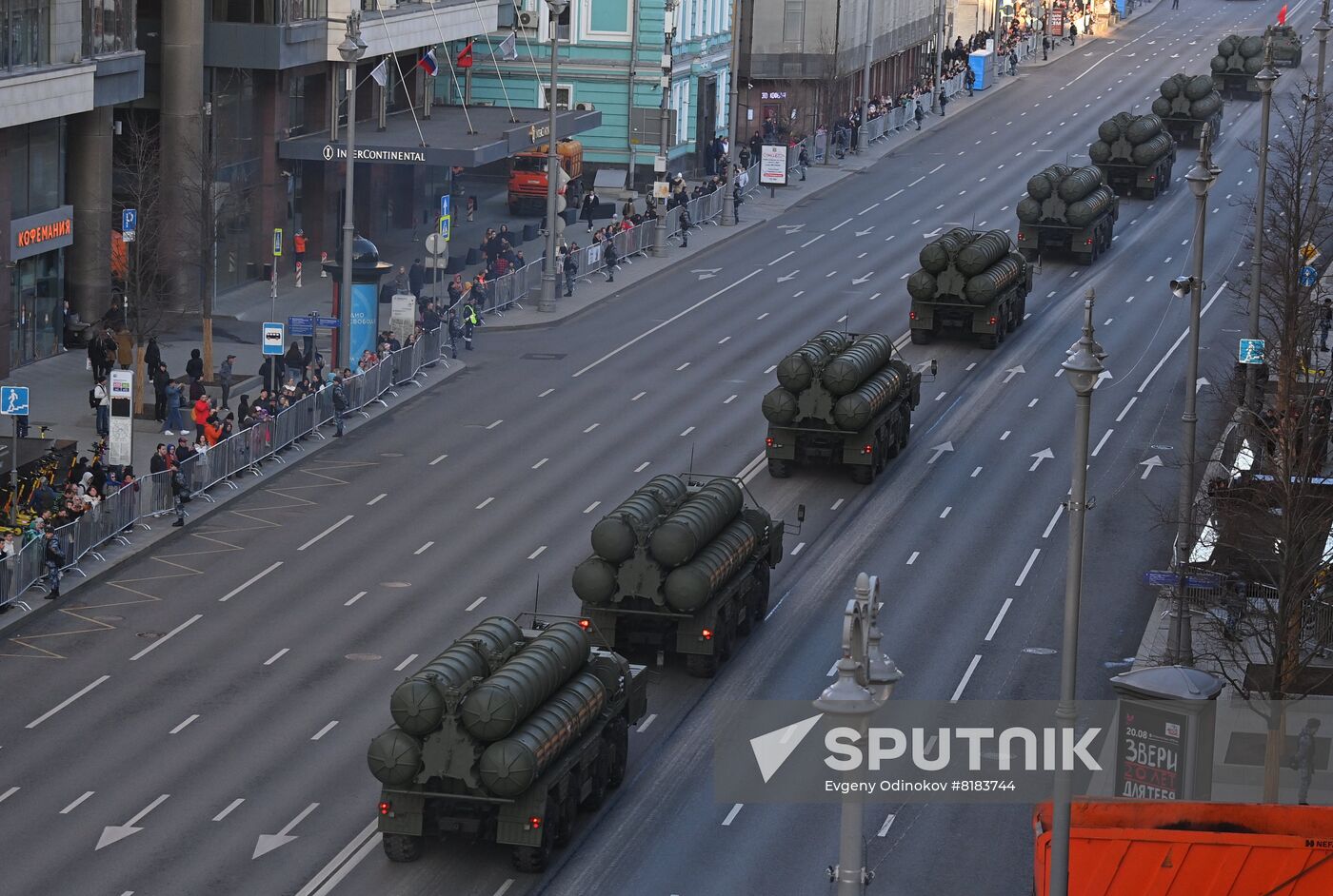 Russia WWII Victory Parade Rehearsal