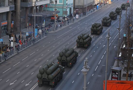 Russia WWII Victory Parade Rehearsal