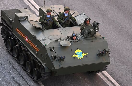 Russia WWII Victory Parade Rehearsal