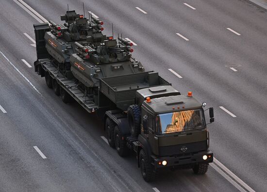 Russia WWII Victory Parade Rehearsal