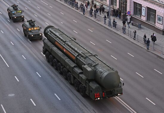 Russia WWII Victory Parade Rehearsal