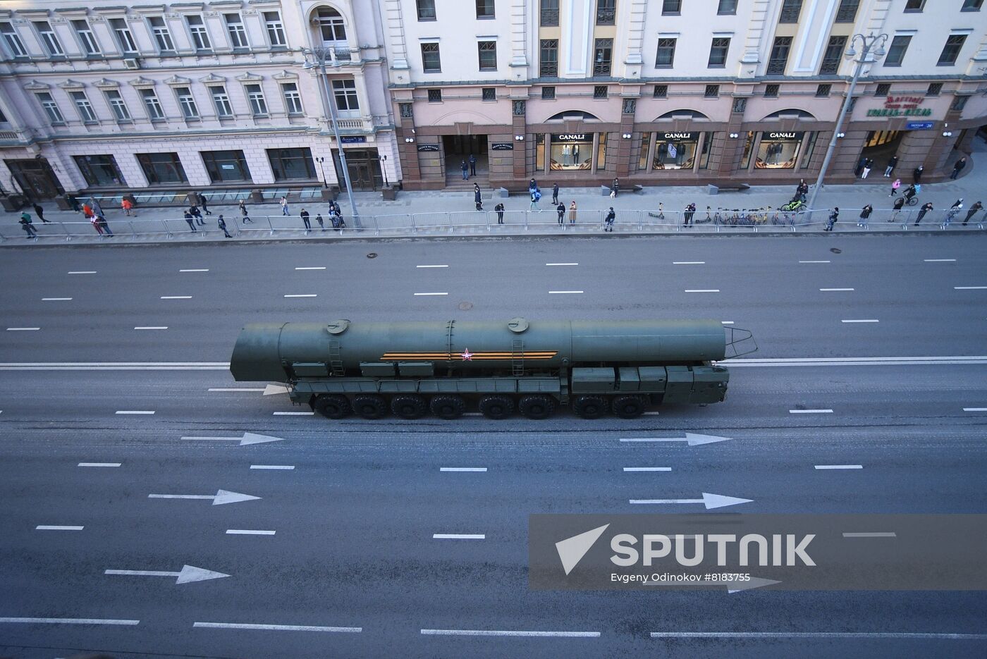 Russia WWII Victory Parade Rehearsal