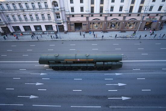 Russia WWII Victory Parade Rehearsal