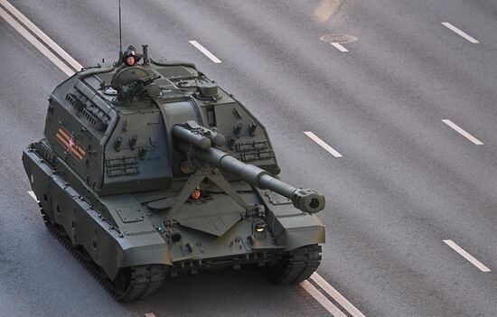 Russia WWII Victory Parade Rehearsal