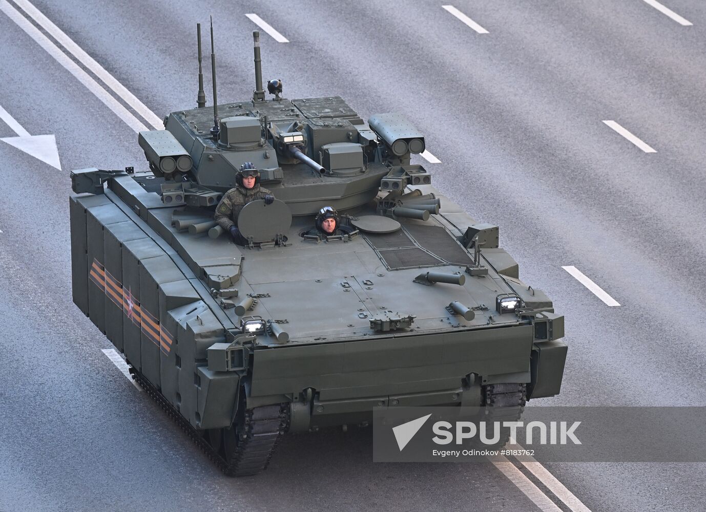 Russia WWII Victory Parade Rehearsal