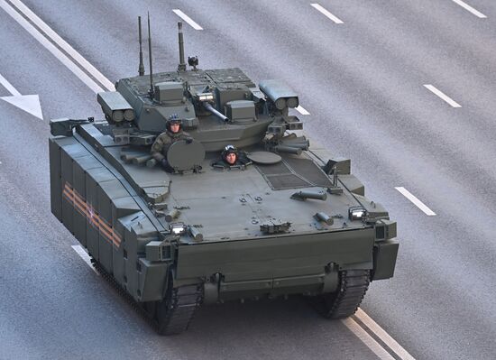 Russia WWII Victory Parade Rehearsal