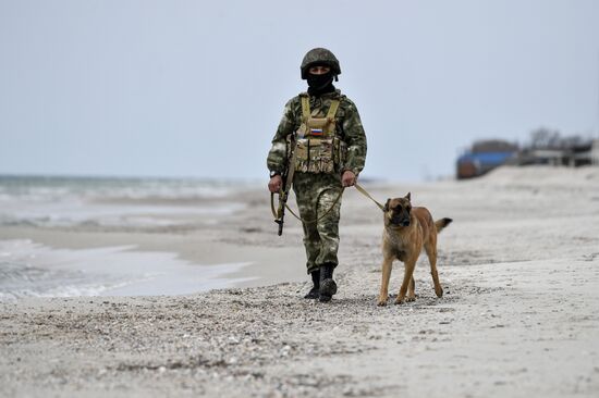 Ukraine Russia Military Operation Beach Patrol