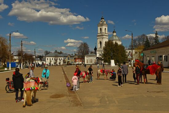 May 1 celebrations in Tarusa