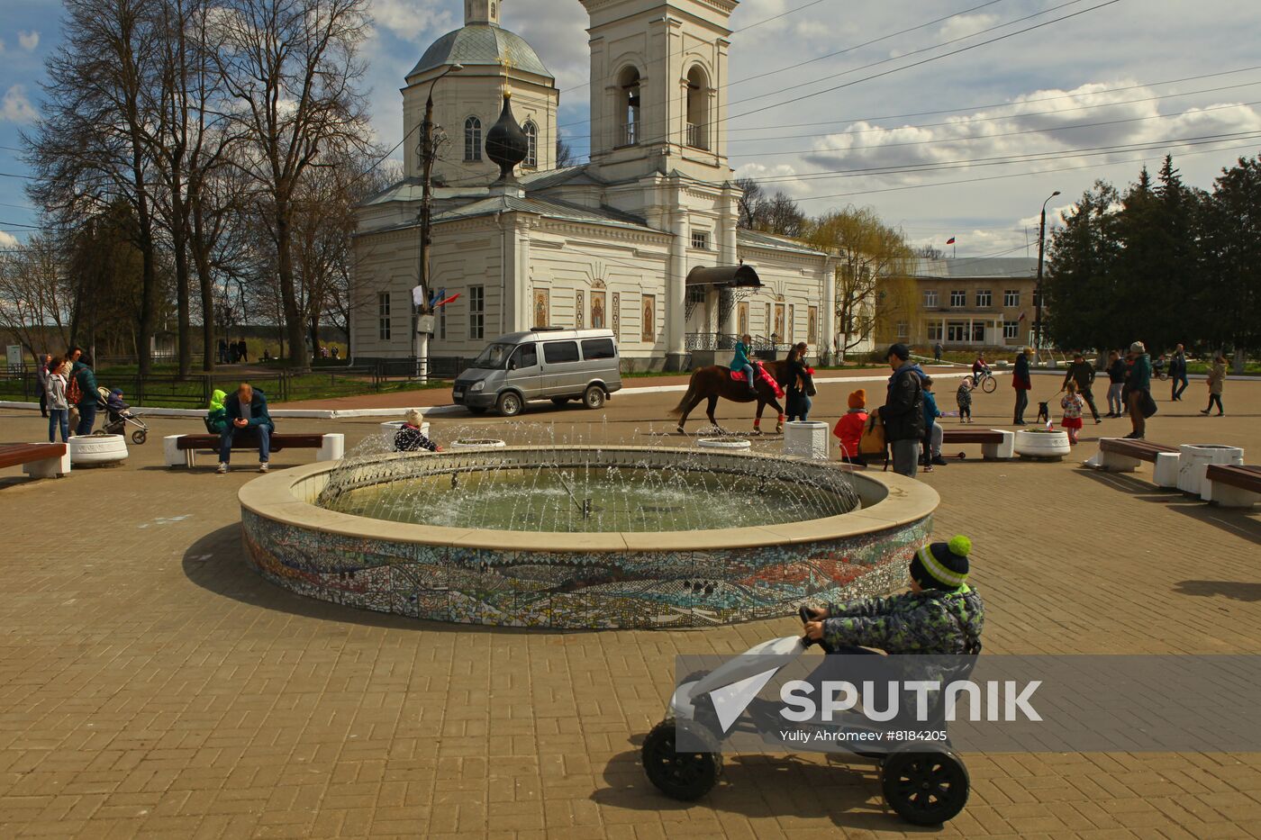 Lenin Square in Tarusa