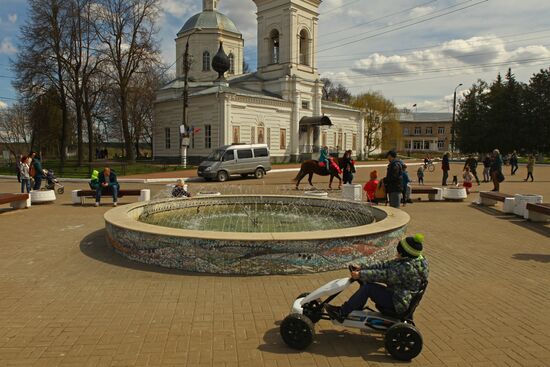 Lenin Square in Tarusa