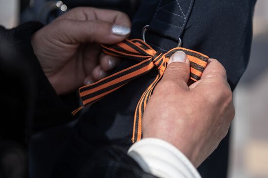 Ukraine Russia Military Operation St. George Ribbon Campaign