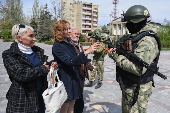 Ukraine Russia Military Operation St. George Ribbon Campaign