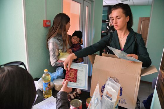 Ukraine Russia Military Operation Humanitarian Aid