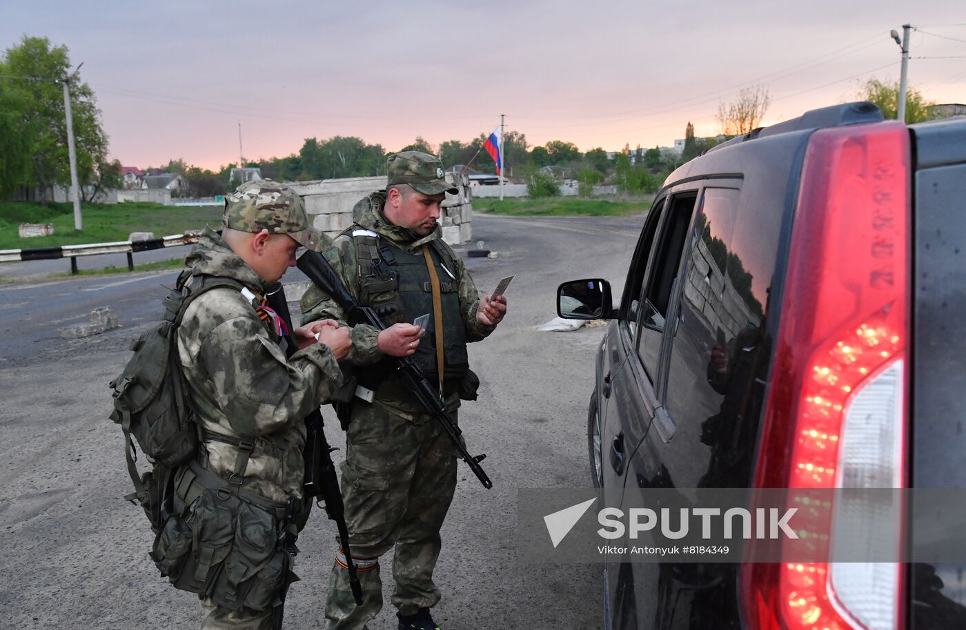 Ukraine Russia Military Operation Checkpoint
