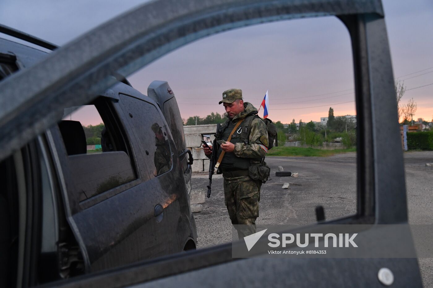 Ukraine Russia Military Operation Checkpoint