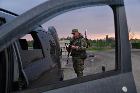 Ukraine Russia Military Operation Checkpoint