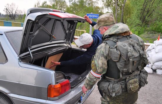 Ukraine Russia Military Operation Checkpoint