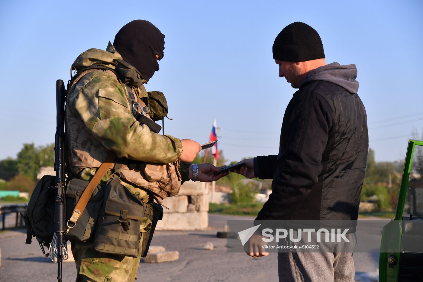 Ukraine Russia Military Operation Checkpoint
