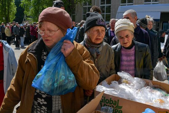 LPR Russia Ukraine Military Operation Humanitarian Aid