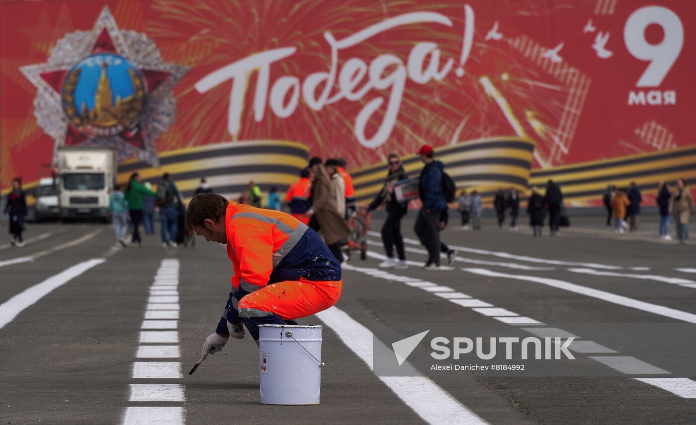 Russia WWII Victory Day Preparations