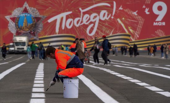 Russia WWII Victory Day Preparations