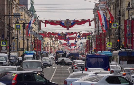 Russia WWII Victory Day Preparations