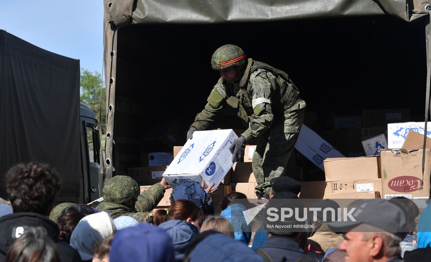 Ukraine Russia Military Operation Humanitarian Aid