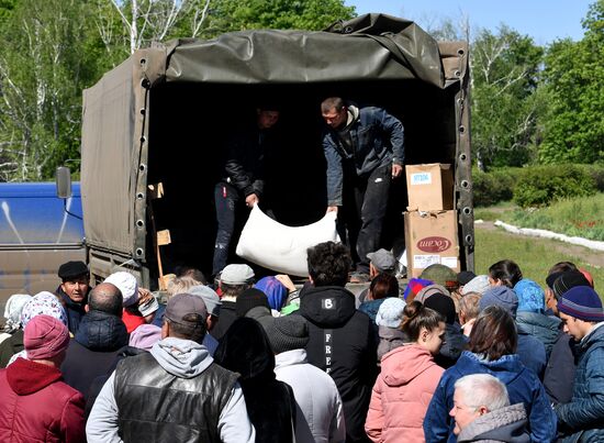 Ukraine Russia Military Operation Humanitarian Aid
