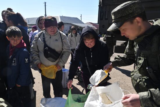 Ukraine Russia Military Operation Humanitarian Aid