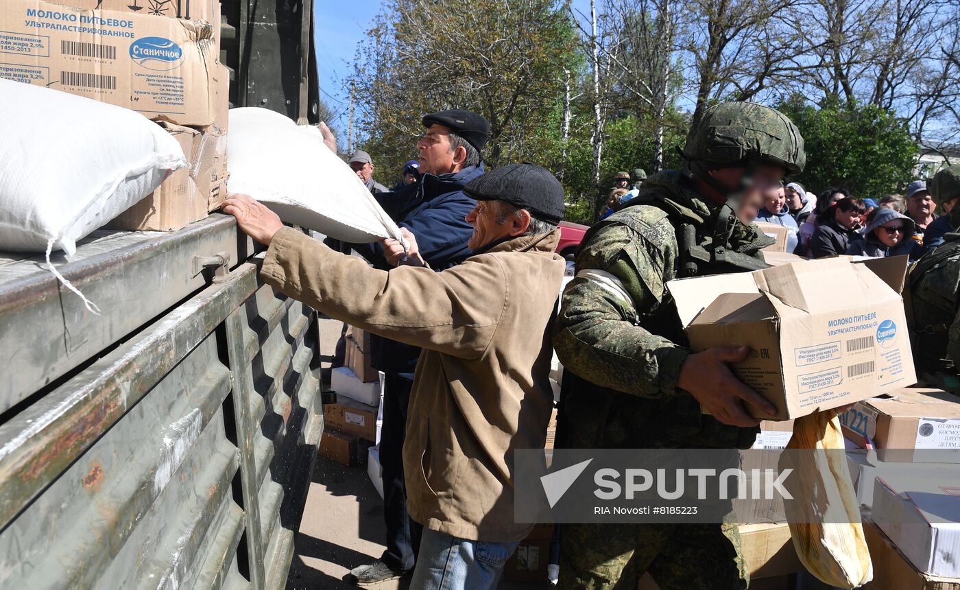 Ukraine Russia Military Operation Humanitarian Aid