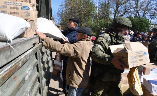 Ukraine Russia Military Operation Humanitarian Aid