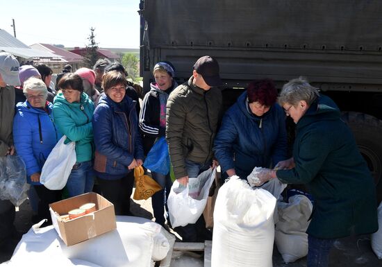 Ukraine Russia Military Operation Humanitarian Aid