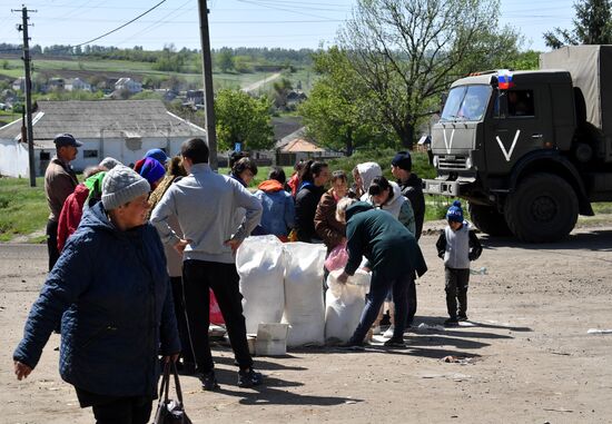 Ukraine Russia Military Operation Humanitarian Aid