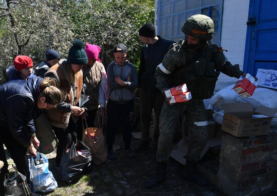 Ukraine Russia Military Operation Humanitarian Aid
