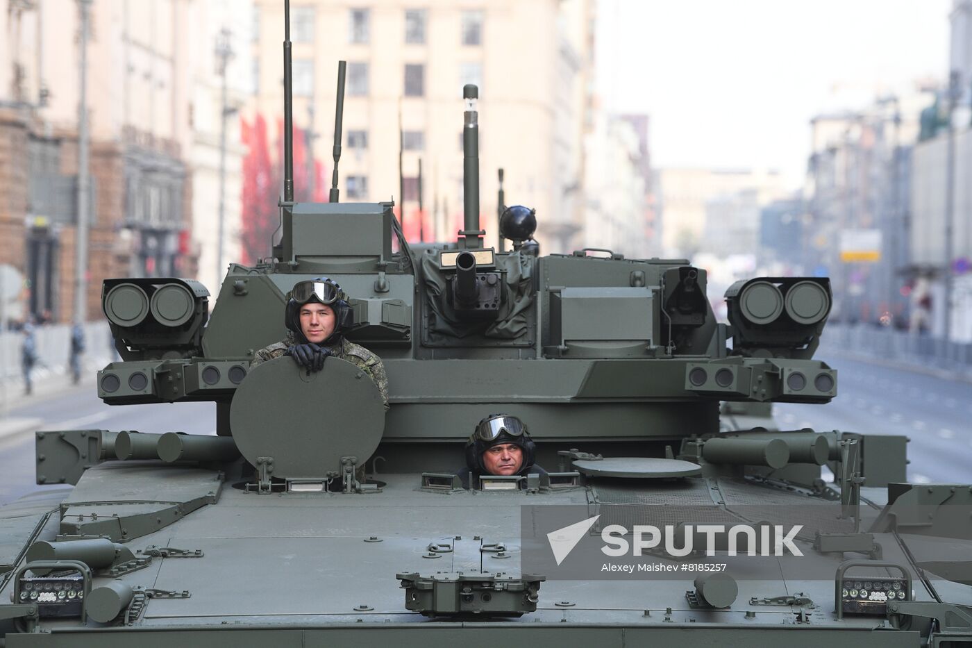 Russia WWII Victory Parade Rehearsal