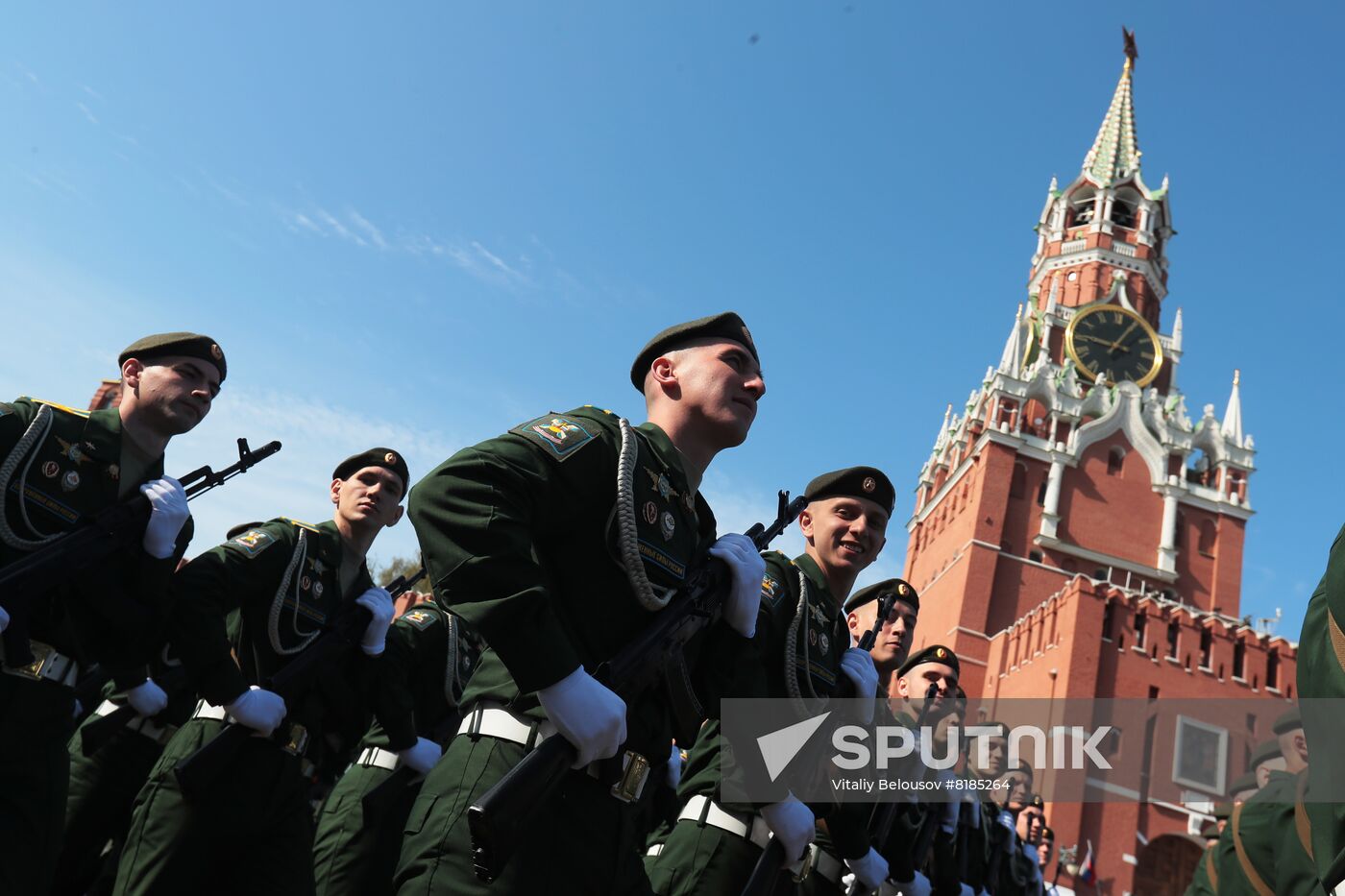 Russia WWII Victory Parade Rehearsal