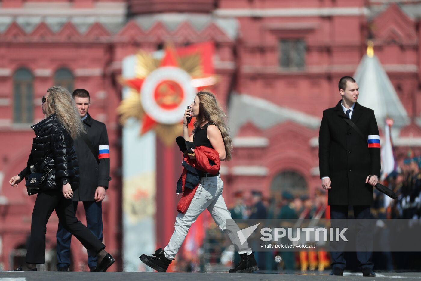 Russia WWII Victory Parade Rehearsal