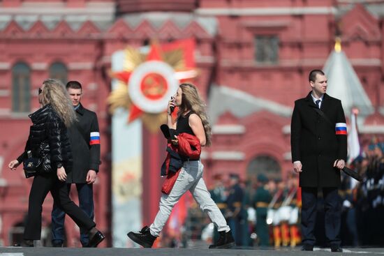 Russia WWII Victory Parade Rehearsal