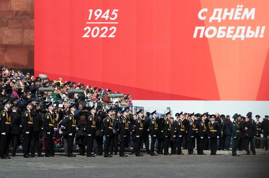Russia WWII Victory Parade Rehearsal