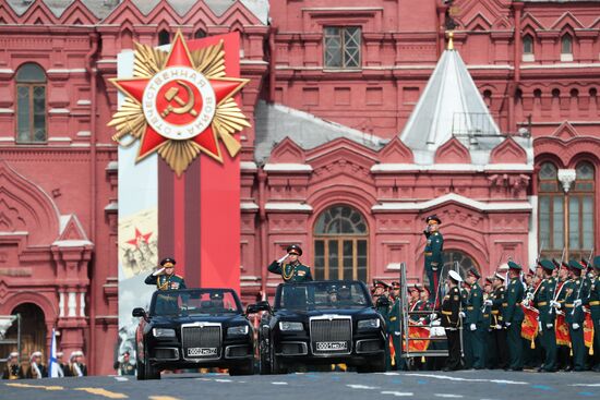 Russia WWII Victory Parade Rehearsal